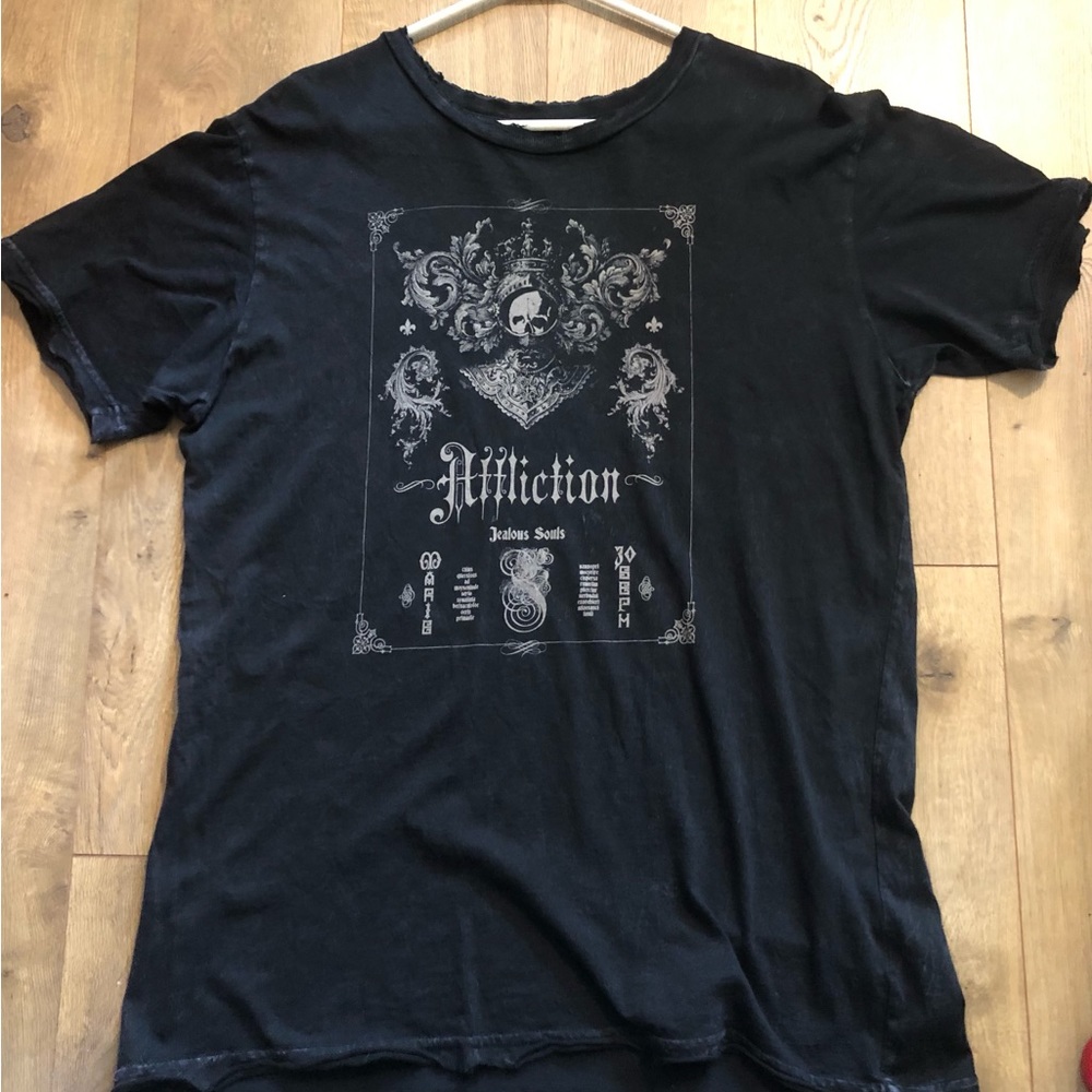 Affliction Jealous Souls XL vintage t-shirt. Never worn, stored as art.
